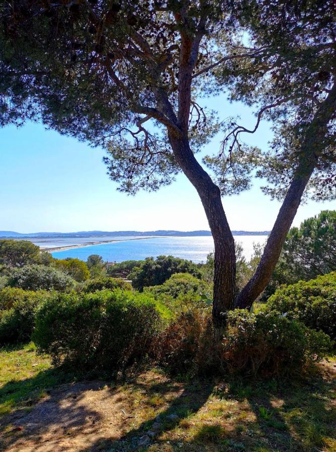 Appartement Hyeres - Costebelle Duplex Vue Mer Balcon Residence Privee Parking - Marie Caroline Dış mekan fotoğraf